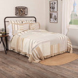 Grace 5PC Creme Bedding Set Queen (1 Quilt, 2 Shams, 2 Pillowcases)