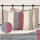 Hatteras 5PC Americana Red Bedding Set Twin (1 Quilt, 2 Shams, 2 Pillowcases)