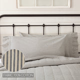 Hatteras 6PC Americana Red Bedding Set King (1 Quilt, 2 Shams, 2 Pillowcases, 1 Bedskirt)