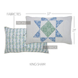 Jolie 6PC Basil Green Bedding Set King (1 Quilt, 2 Shams, 2 Pillowcases, 1 Bedskirt)