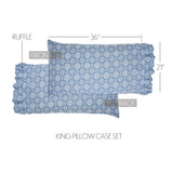 Jolie 6PC Basil Green Bedding Set King (1 Quilt, 2 Shams, 2 Pillowcases, 1 Bedskirt)