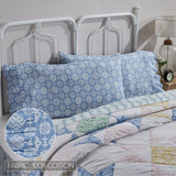 Jolie 6PC Basil Green Bedding Set Queen (1 Quilt, 2 Shams, 2 Pillowcases, 1 Bedskirt)