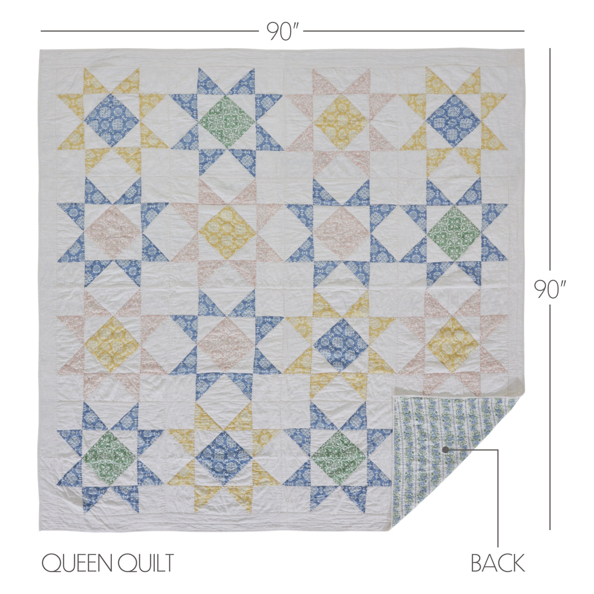 Jolie 6PC Basil Green Bedding Set Queen (1 Quilt, 2 Shams, 2 Pillowcases, 1 Bedskirt)