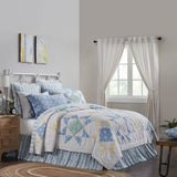 Jolie 6PC Basil Green Bedding Set Queen (1 Quilt, 2 Shams, 2 Pillowcases, 1 Bedskirt)
