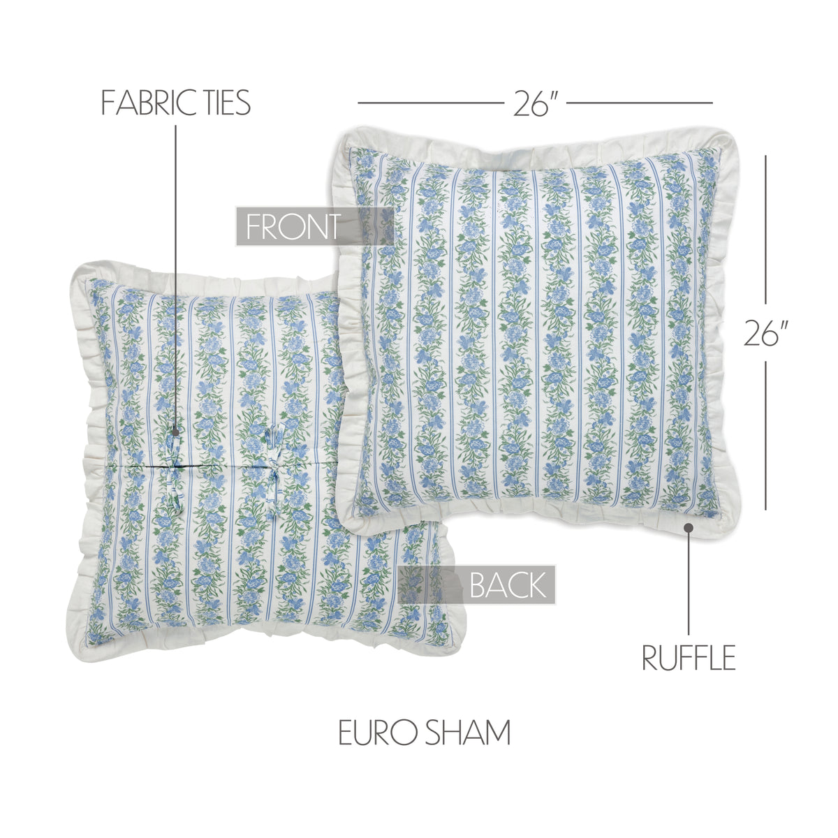 Jolie 8PC Basil Green Bedding Set Queen (1 Quilt, 2 Shams, 2 Pillowcases, 1 Bedskirt, 2 Euros)