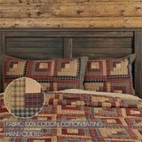 Millsboro 4PC Burgundy Bedding Set King (1 Quilt, 2 Shams, 1 Bedskirt)