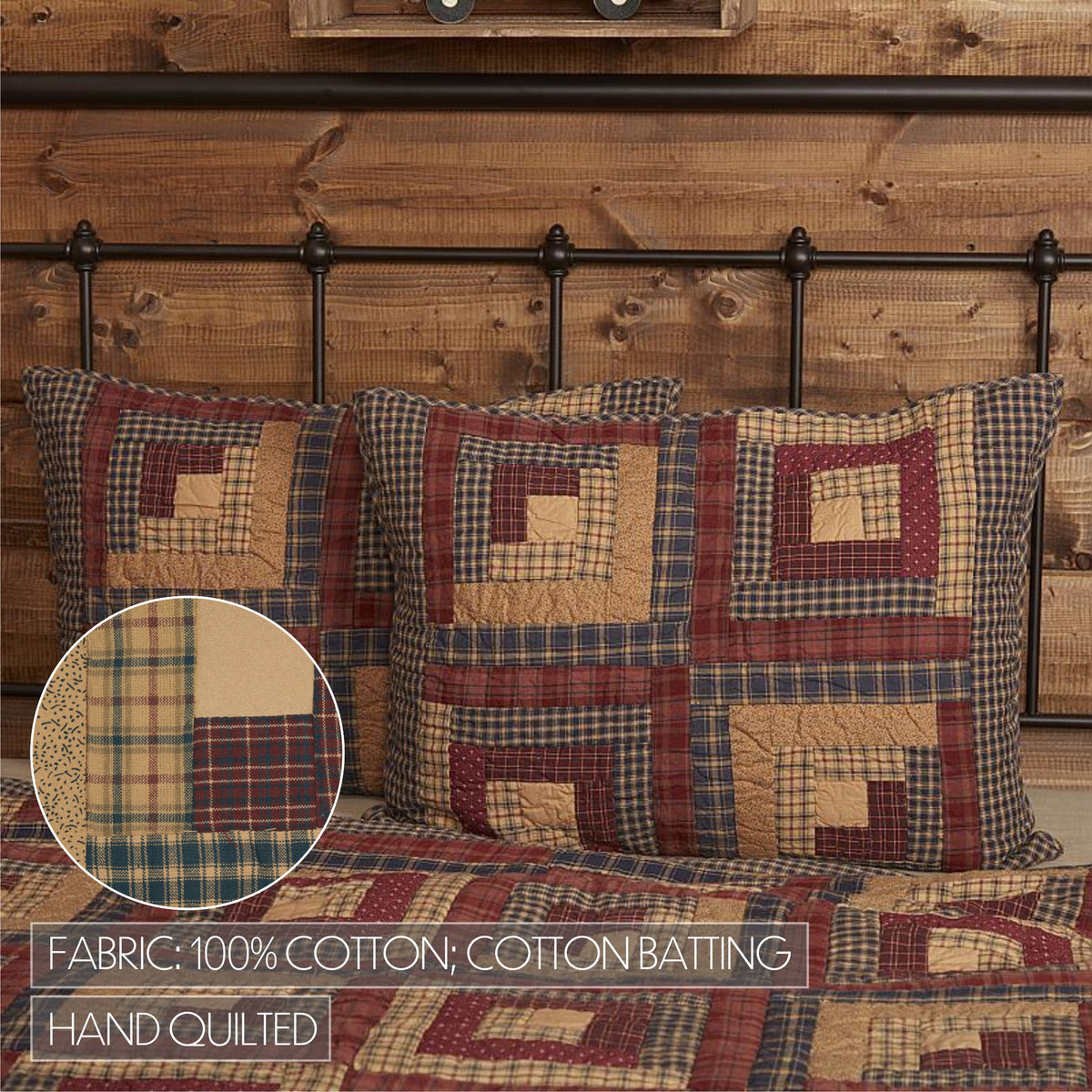 Millsboro 5PC Burgundy Bedding Set Twin (1 Quilt, 2 Shams, 2 Pillowcases)