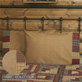 Millsboro 5PC Burgundy Bedding Set Twin (1 Quilt, 2 Shams, 2 Pillowcases)