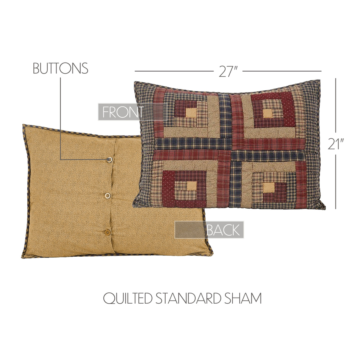 Millsboro 6PC Burgundy Bedding Set Twin (1 Quilt, 2 Shams, 2 Pillowcases, 1 Bedskirt)