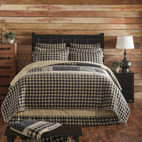 My Country 5PC Navy Bedding Set Queen (1 Quilt, 2 Shams, 2 Pillowcases)