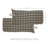 My Country 6PC Navy Bedding Set King (1 Quilt, 2 Shams, 2 Pillowcases, 1 Bedskirt)