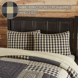 My Country 6PC Navy Bedding Set Twin (1 Quilt, 2 Shams, 2 Pillowcases, 1 Bedskirt)