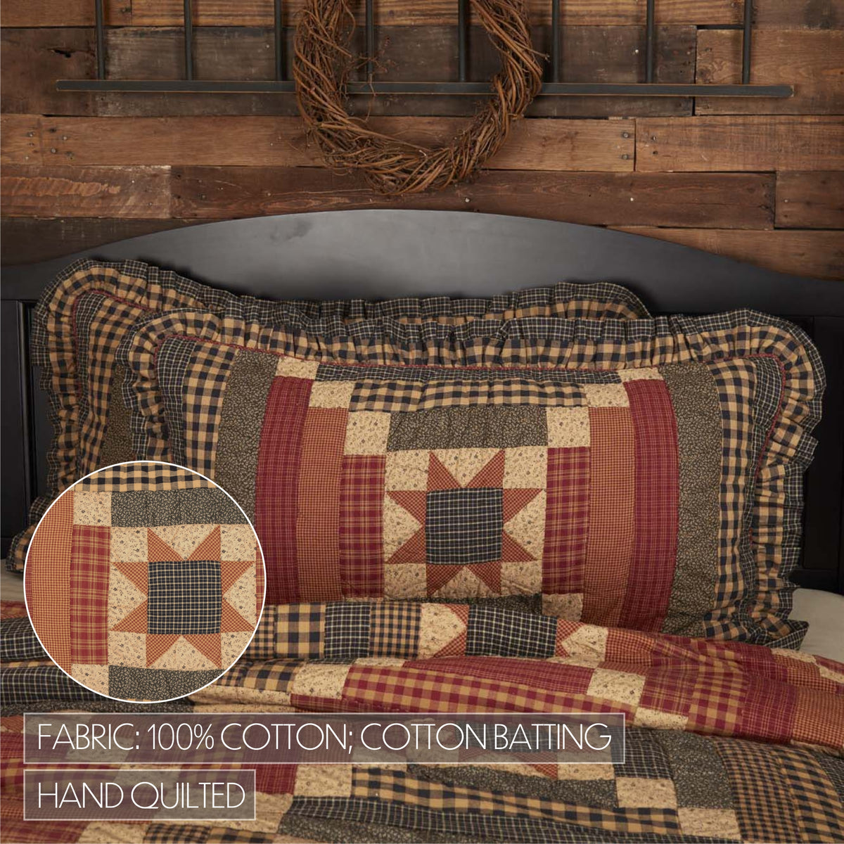 Maisie 5PC Natural Bedding Set King (1 Quilt, 2 Shams, 2 Pillowcases)