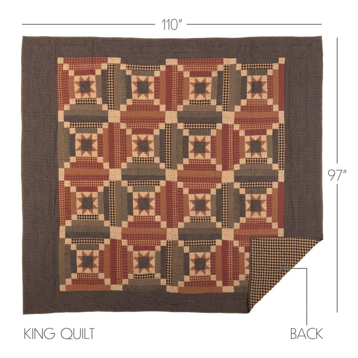 Maisie 6PC Natural Bedding Set King (1 Quilt, 2 Shams, 2 Pillowcases, 1 Bedskirt)