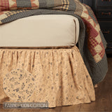 Maisie 6PC Natural Bedding Set King (1 Quilt, 2 Shams, 2 Pillowcases, 1 Bedskirt)