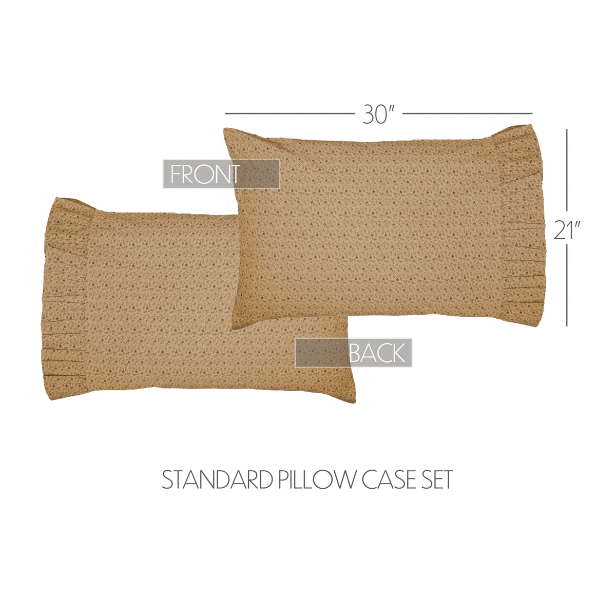 Maisie 6PC Natural Bedding Set Twin (1 Quilt, 2 Shams, 2 Pillowcases, 1 Bedskirt)