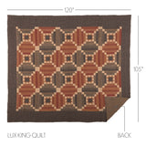 Maisie 8PC Natural Bedding Set Luxury King (1 Quilt, 2 Shams, 2 Pillowcases, 1 Bedskirt, 2 Euros)