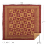 Ninepatch Star 5 Piece Quilt Set