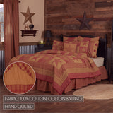 Ninepatch Star 5 Piece Quilt Set