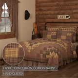 Prescott 5PC Russet Bedding Set Twin (1 Quilt, 2 Shams, 2 Pillowcases)