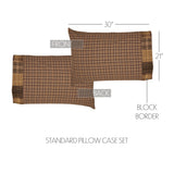Prescott 6PC Russet Bedding Set Queen (1 Quilt, 2 Shams, 2 Pillowcases, 1 Bedskirt)