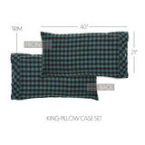 Pine Grove 5PC Pine Green Bedding Set King (1 Quilt, 2 Shams, 2 Pillowcases)