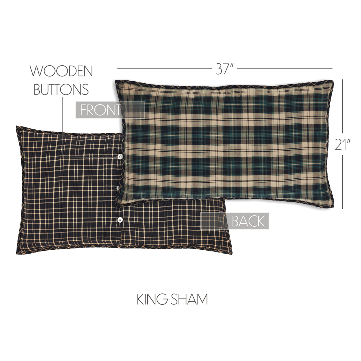 Pine Grove 8PC Pine Green Bedding Set Luxury King (1 Quilt, 2 Shams, 2 Pillowcases, 1 Bedskirt, 2 Euros)