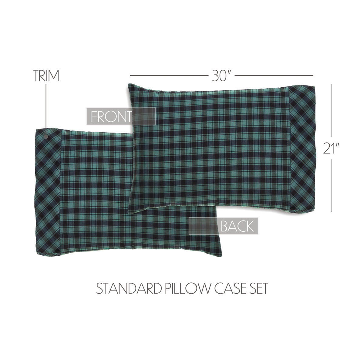 Pine Grove 8PC Pine Green Bedding Set Twin (1 Quilt, 2 Shams, 2 Pillowcases, 1 Bedskirt, 2 Euros)