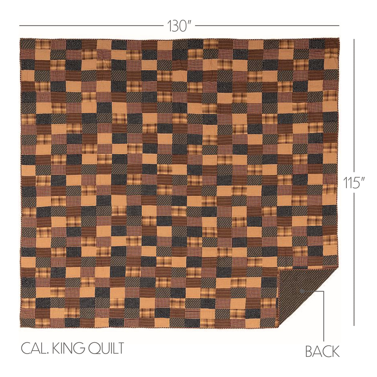 Patriotic Patch 5 Piece Quilt Set