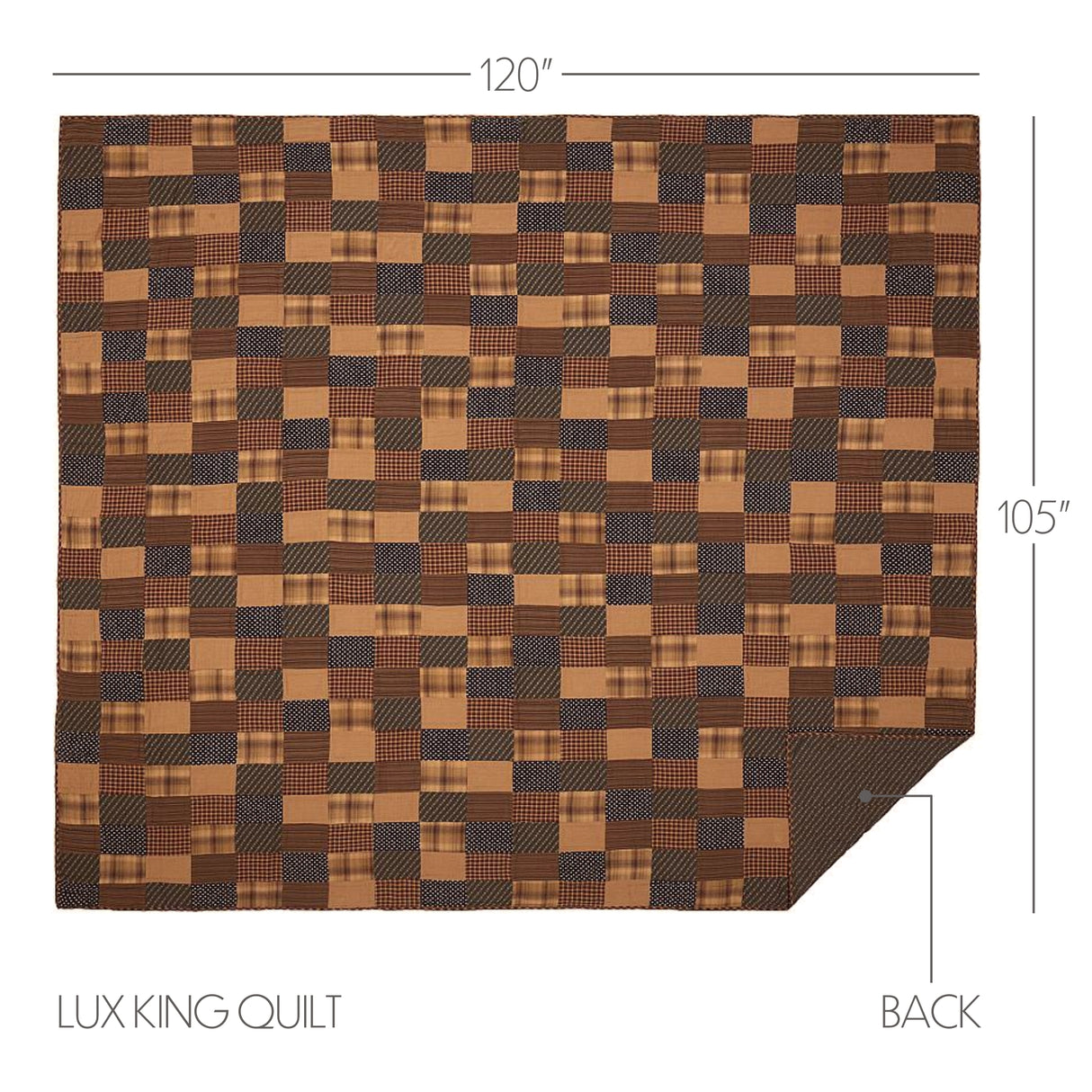 Patriotic Patch 5 Piece Quilt Set