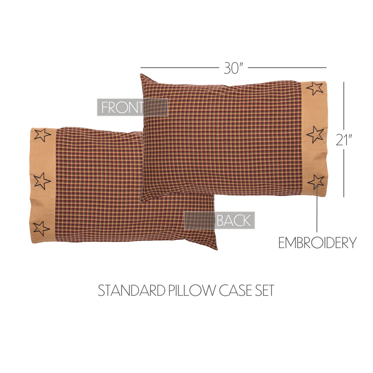 Patriotic Patch 5 Piece Quilt Set