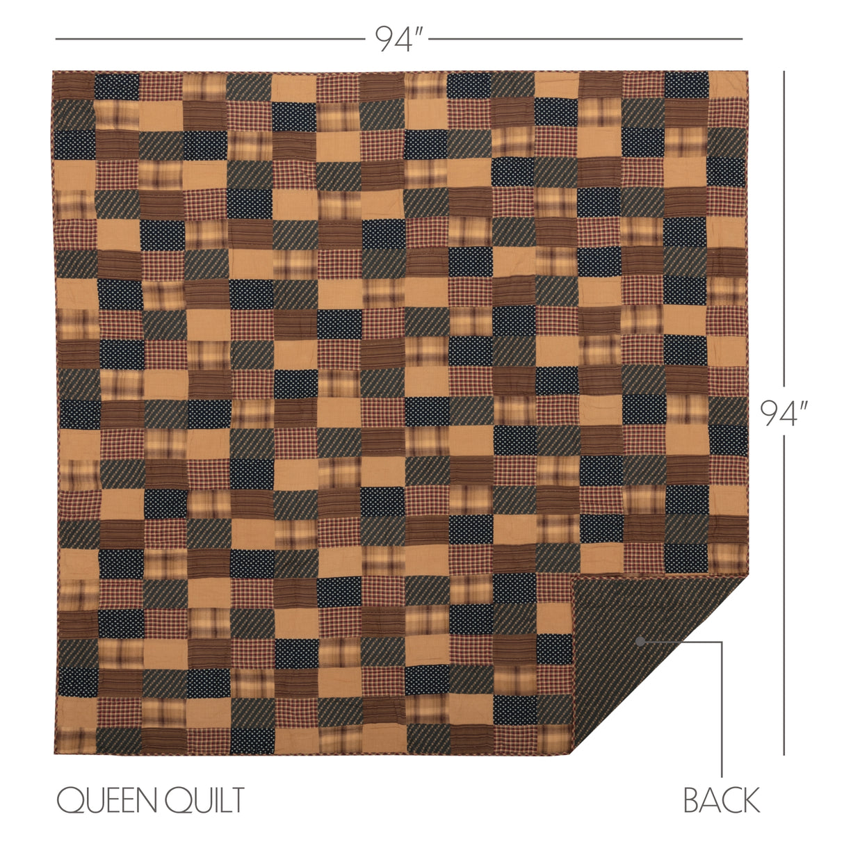 Patriotic Patch 8 Piece Quilt Set
