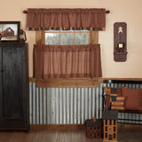 Patriotic Patch Curtain Set
