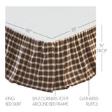 Rory 6PC Greige Bedding Set King (1 Quilt, 2 Shams, 2 Pillowcases, 1 Bedskirt)