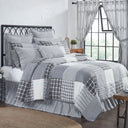 Sawyer Mill Black 5 Piece Quilt Set