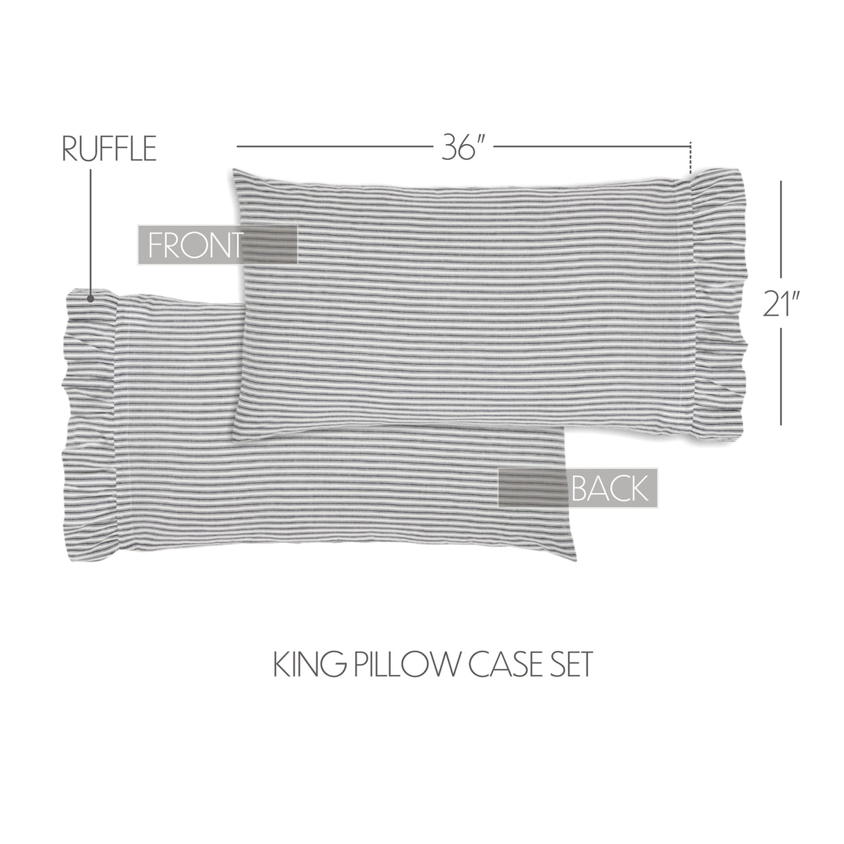 Sawyer Mill Black 5 Piece Quilt Set