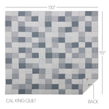 Sawyer Mill Black 5 Piece Quilt Set