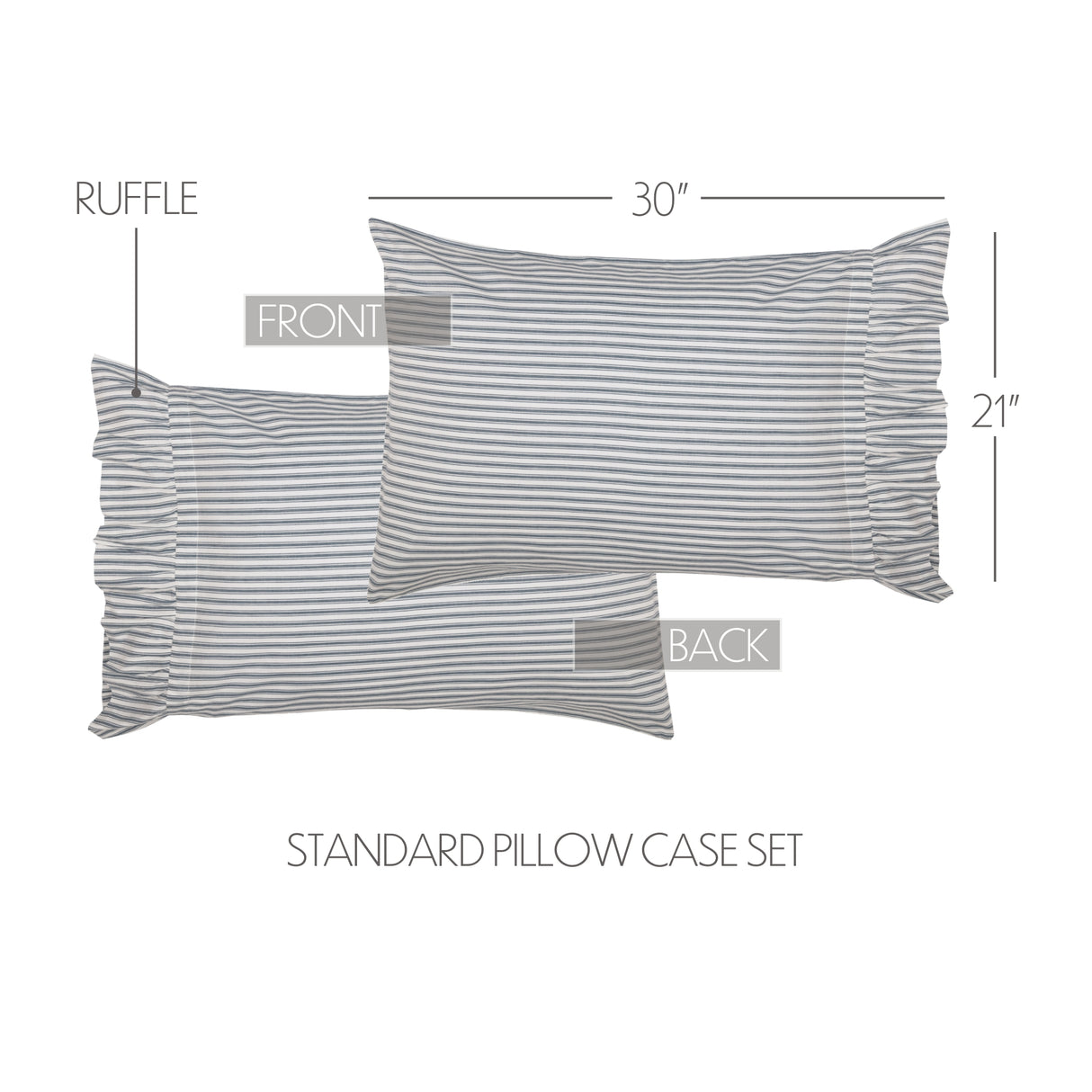 Sawyer Mill Blue 6 Piece Queen Quilt Set (1 Queen Quilt, 2 Standard Shams, 2 Standard Pillowcase, 1 Queen Bed Skirt)