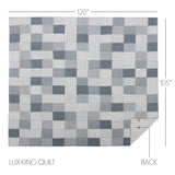 Sawyer Mill Blue 8 Piece Luxury King Quilt Set (1 Luxury King Quilt, 2 King Shams, 2 King Pillowcase, 2 Euro Shams, 1 King Bed Skirt)