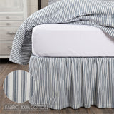 Sawyer Mill Blue 8 Piece Luxury King Quilt Set (1 Luxury King Quilt, 2 King Shams, 2 King Pillowcase, 2 Euro Shams, 1 King Bed Skirt)