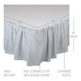 Sawyer Mill Blue 8 Piece Luxury King Quilt Set (1 Luxury King Quilt, 2 King Shams, 2 King Pillowcase, 2 Euro Shams, 1 King Bed Skirt)
