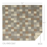 Sawyer Mill Black 5 Piece Quilt Set