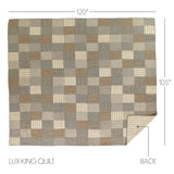 Sawyer Mill Charcoal 6 Piece Luxury King Quilt Set (1 Luxury King Quilt, 2 King Shams, 2 King Pillowcase, 1 King Bed Skirt)