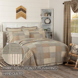 Sawyer Mill Charcoal 8 Piece Luxury King Quilt Set (1 Luxury King Quilt, 2 King Shams, 2 King Pillowcase, 2 Euro Shams, 1 King Bed Skirt)