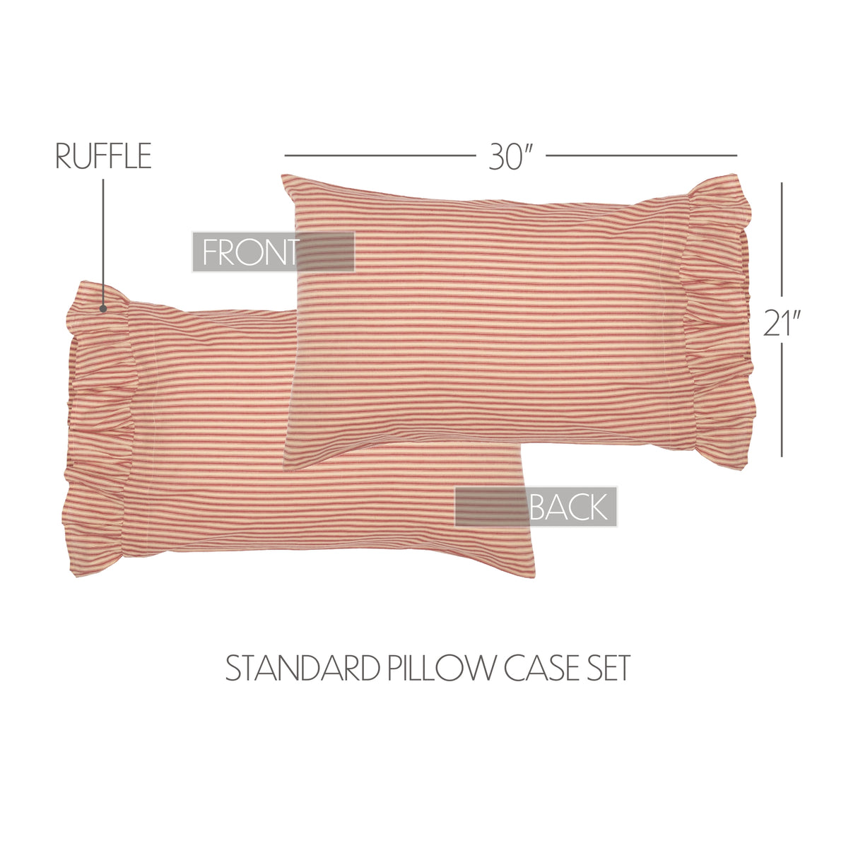 Sawyer Mill Red 6 Piece Queen Quilt Set (1 Queen Quilt, 2 Standard Shams, 2 Standard Pillowcase, 1 Queen Bed Skirt)