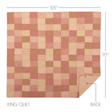 Sawyer Mill Red 8 Piece King Quilt Set (1 King Quilt, 2 King Shams, 2 King Pillowcase, 2 Euro Shams, 1 King Bed Skirt)