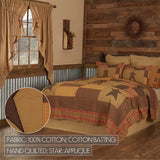 Stratton 5PC Dark Khaki Bedding Set Cal King (1 Quilt, 2 Shams, 2 Pillowcases)