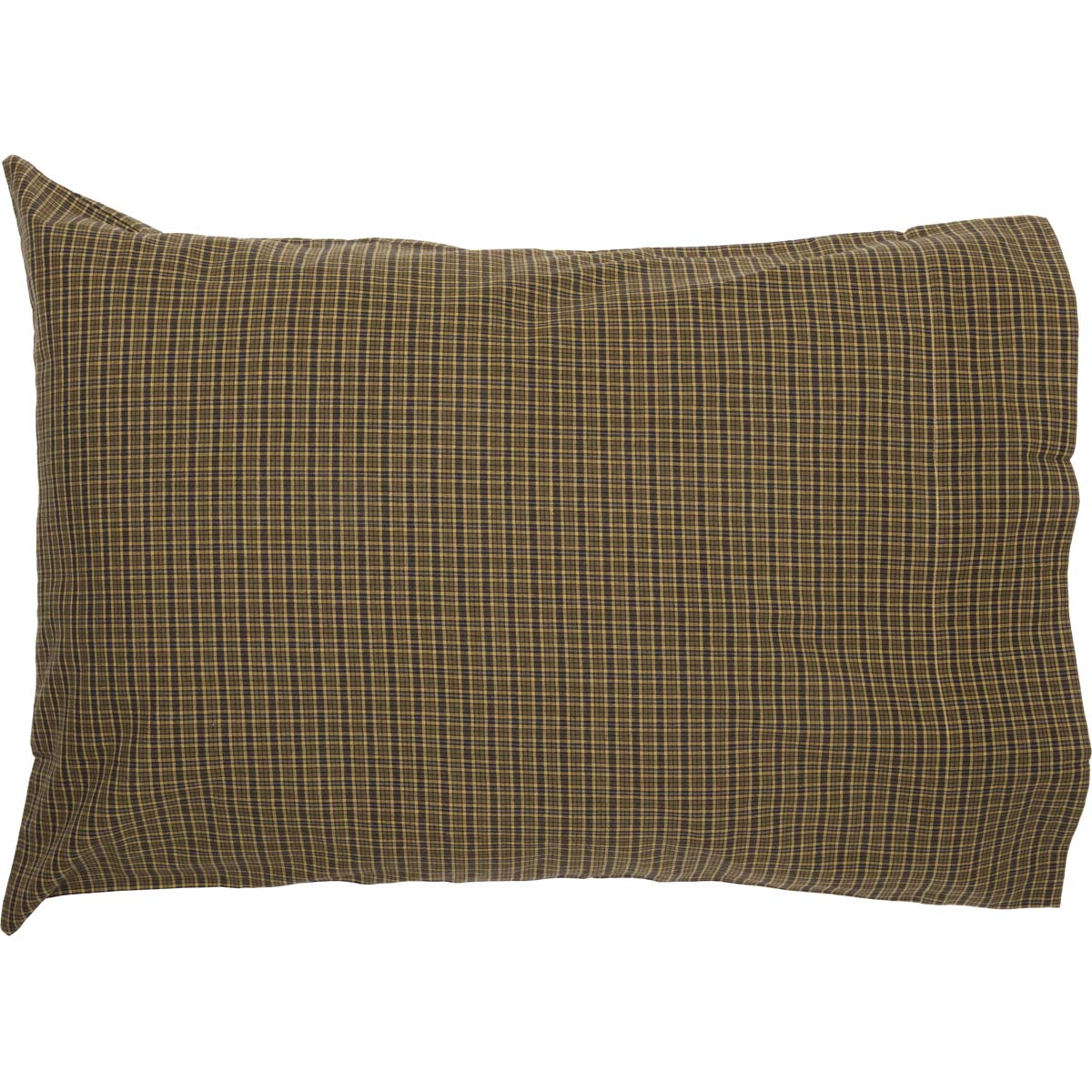 Tea Cabin 6PC Moss Green Bedding Set Queen (1 Quilt, 2 Shams, 2 Pillowcases, 1 Bedskirt)
