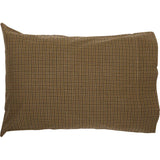 Tea Cabin 6PC Moss Green Bedding Set Queen (1 Quilt, 2 Shams, 2 Pillowcases, 1 Bedskirt)