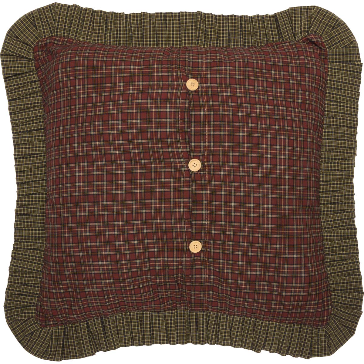 Tea Cabin 8PC Moss Green Bedding Set King (1 Quilt, 2 Shams, 2 Pillowcases, 1 Bedskirt, 2 Euros)
